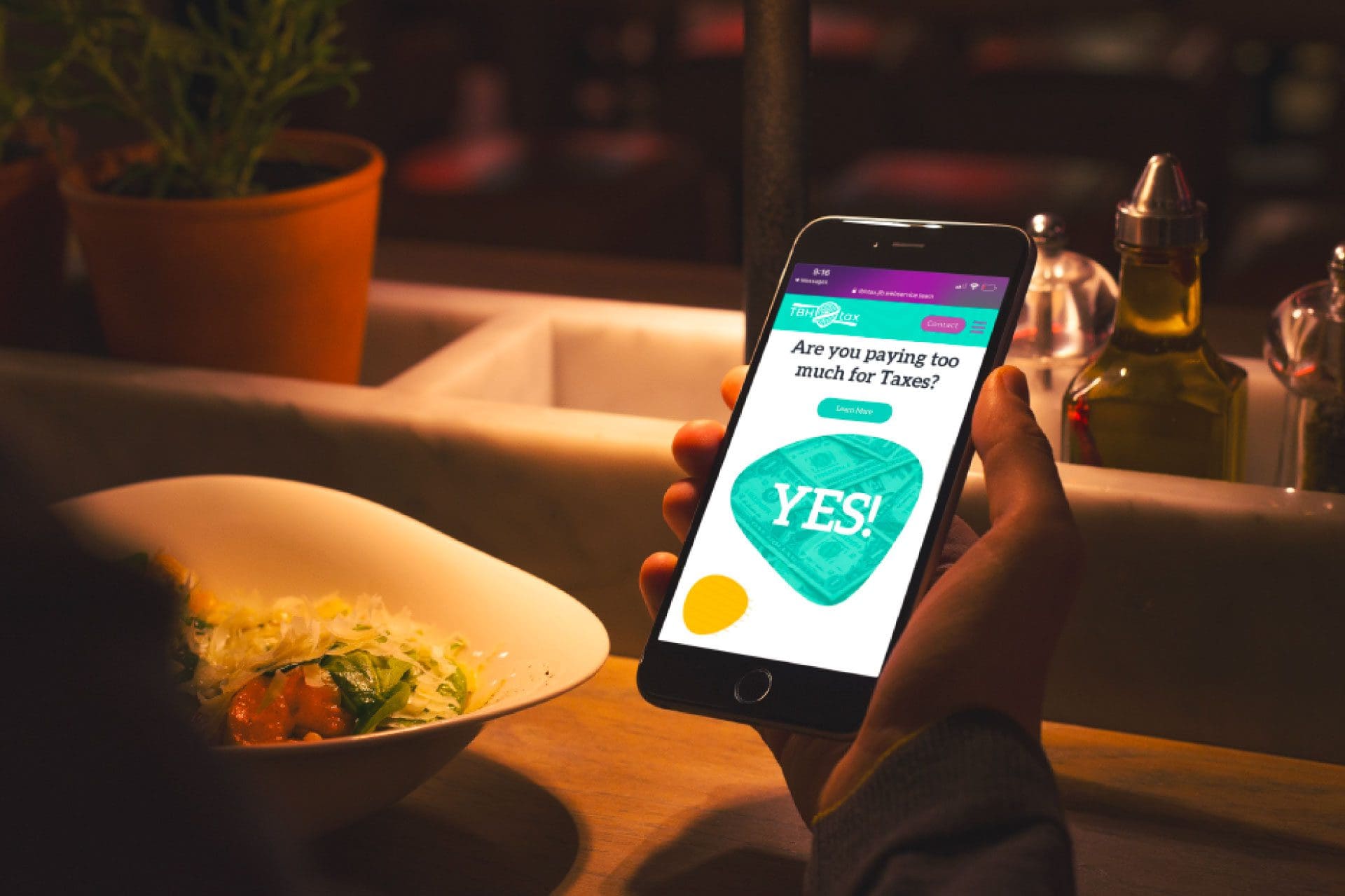 person looking through a web design from digital marketing agency in nashville tn