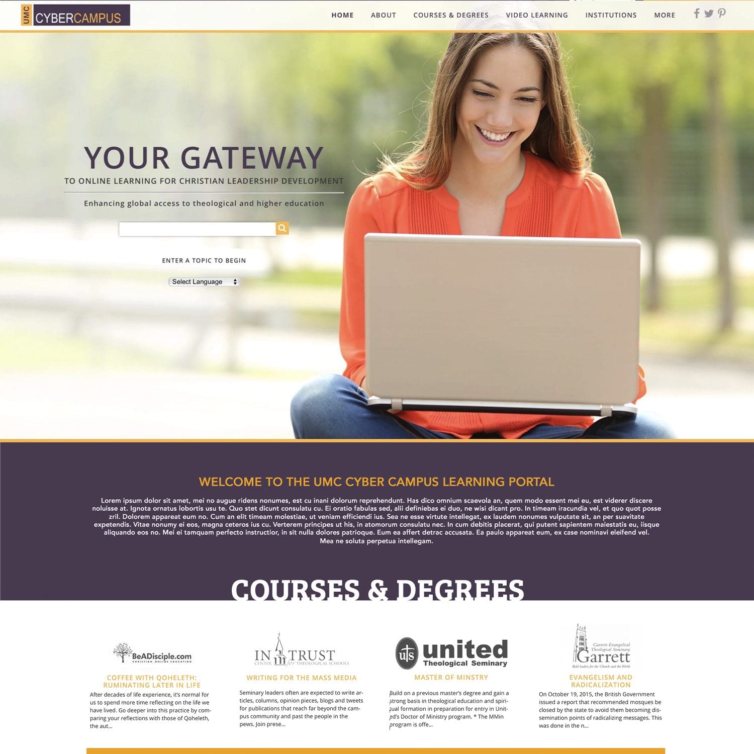 online education non profit website - JLB, Best Web Design and Web Development Company in Nashville, Brentwood, and Franklin