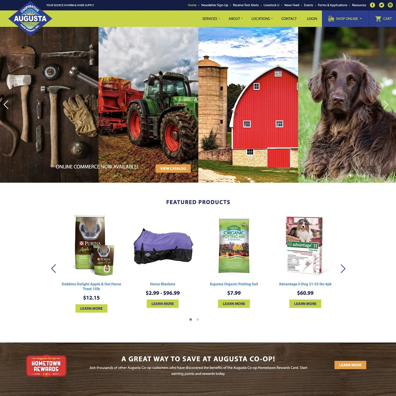 farm bureau ecommerce website - JLB, Best Web Design and Web Development Company in Nashville, Brentwood, and Franklin