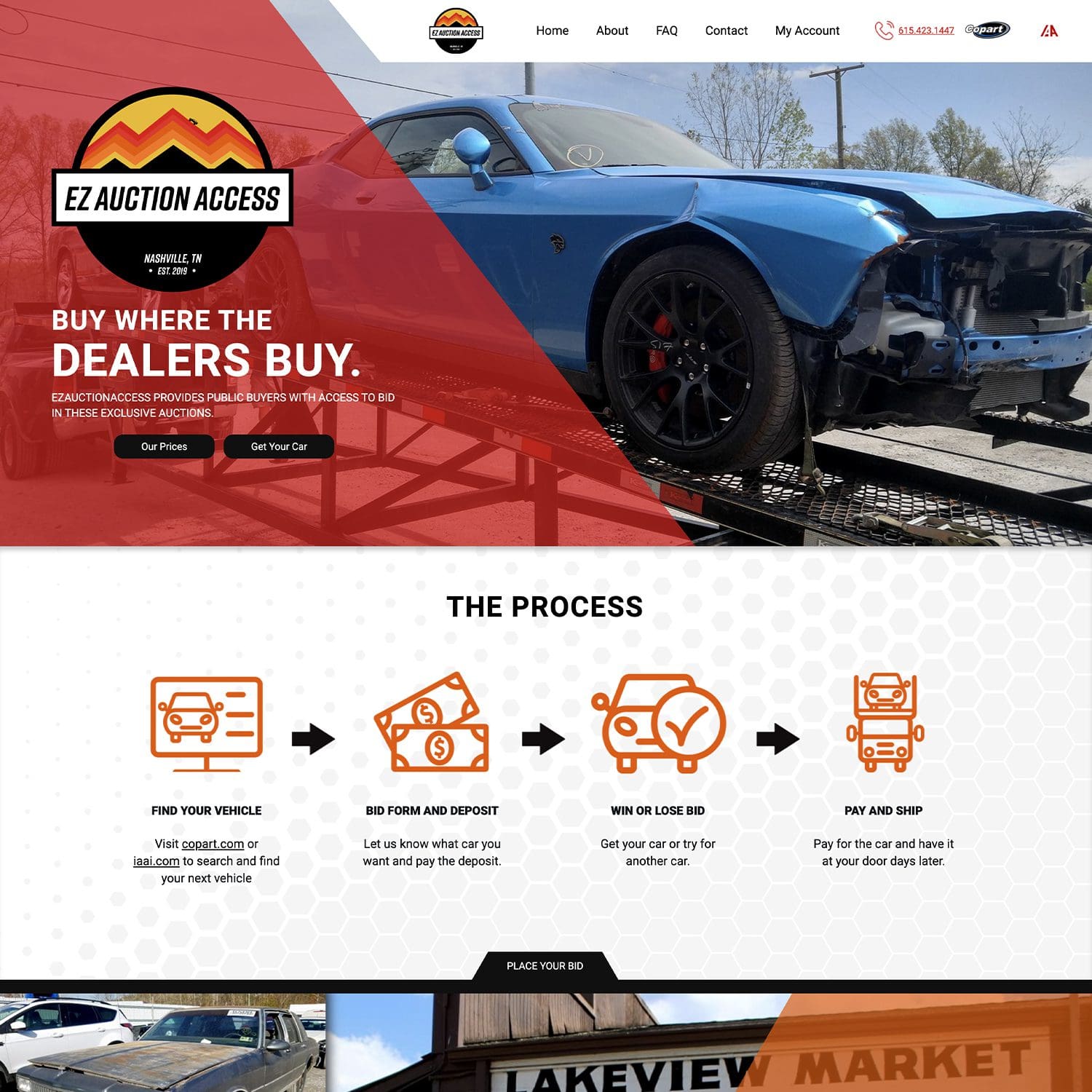 ez auction access business website - JLB, Best Web Design and Web Development Company in Nashville, Brentwood, and Franklin