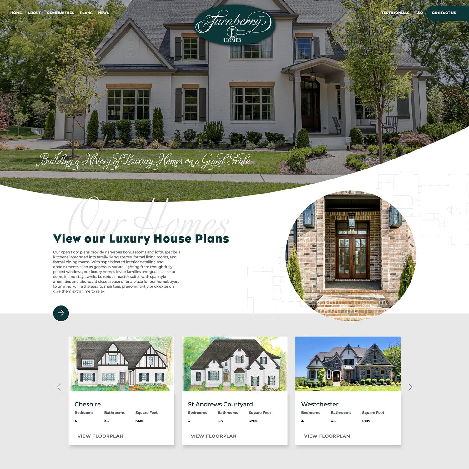 home builders and luxury houses website - JLB, Best Web Design and Web Development Company in Nashville, Brentwood, and Franklin