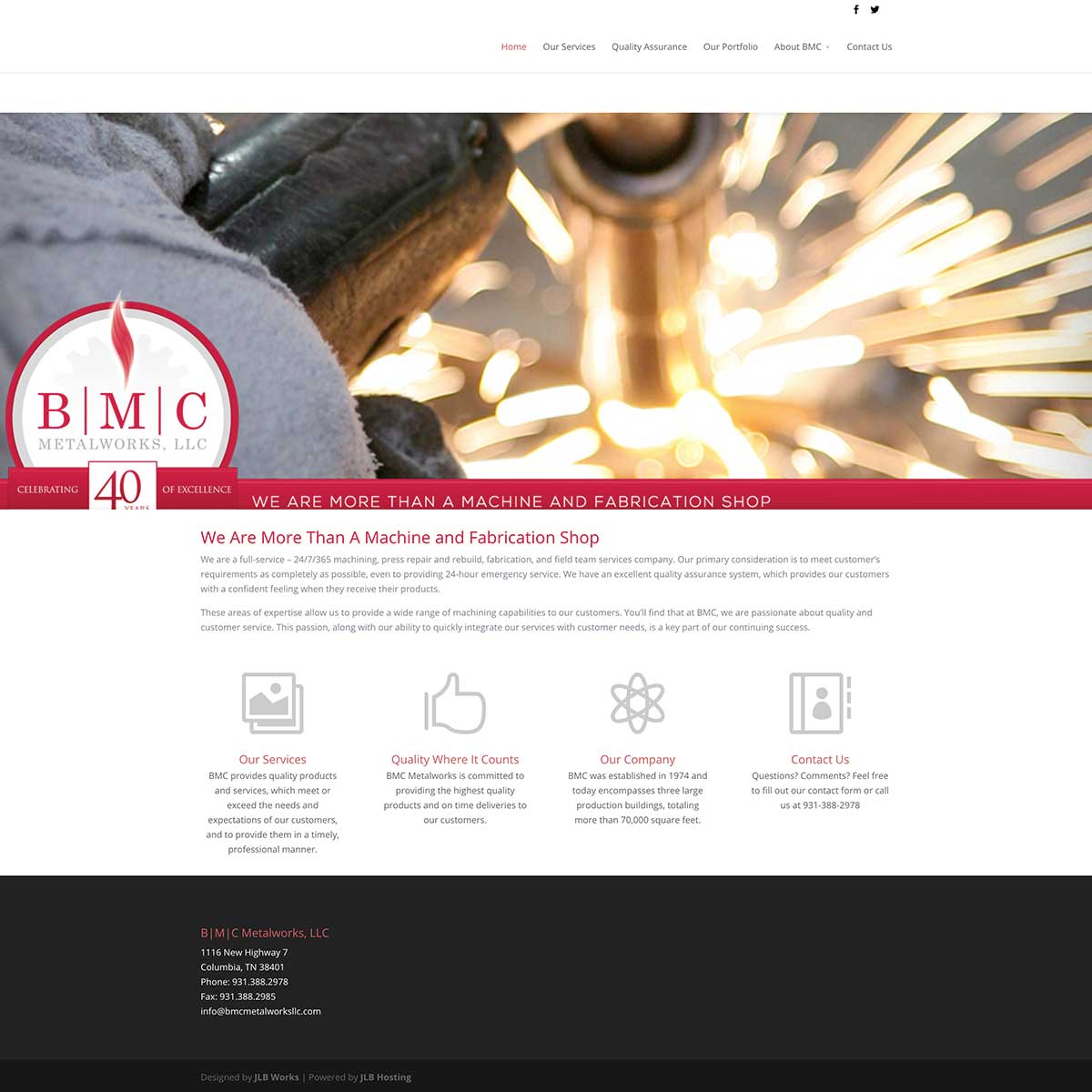 bmc website before nashville web designers worked together to recreate it to include digital marketing seo support