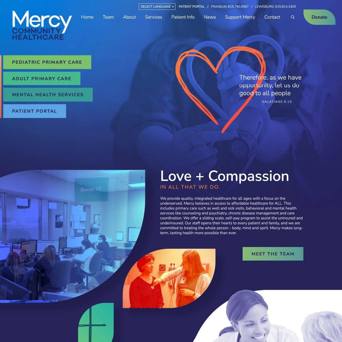 Nashville Web Design by JLB - Mercy