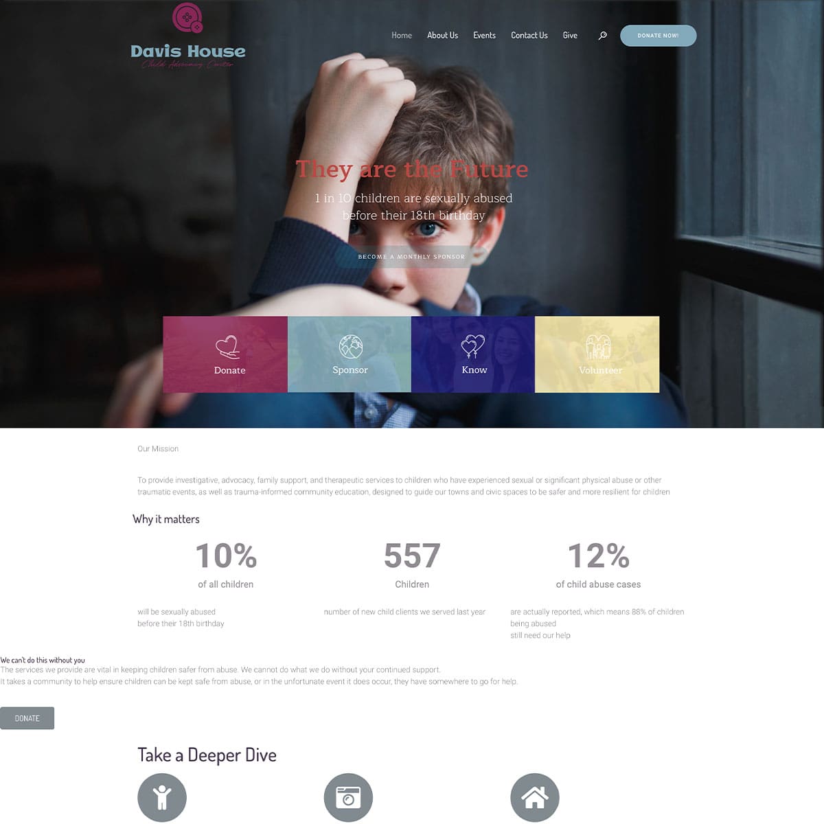 DAVIS HOUSE BEFORE | Nashville TN Website Design