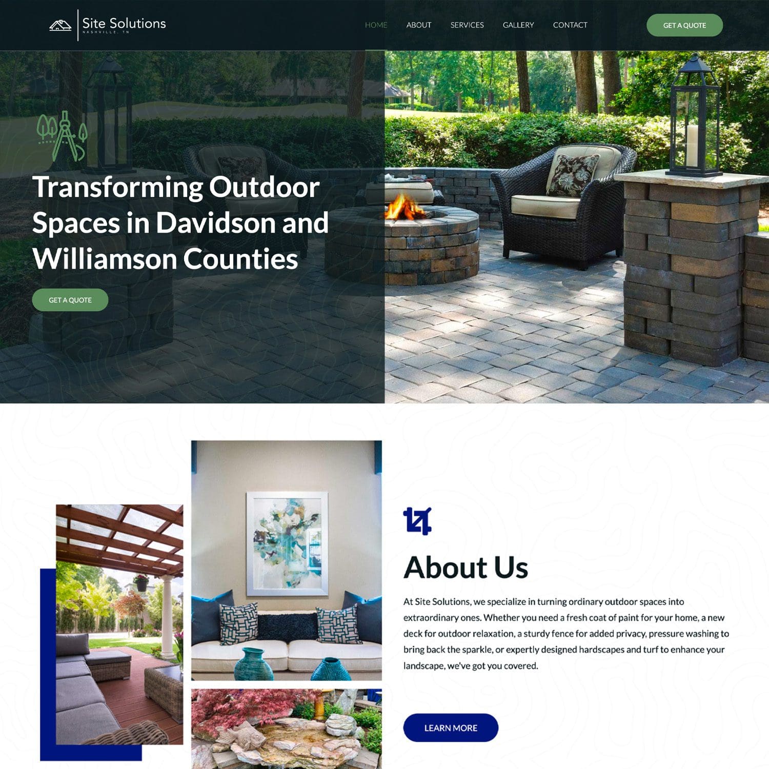 SITE SOLUTIONS | Nashville TN Homepage Website Design