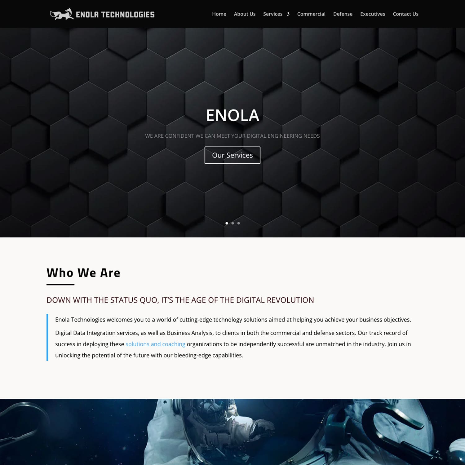 ENOLA BEFORE - Nashville Website Design